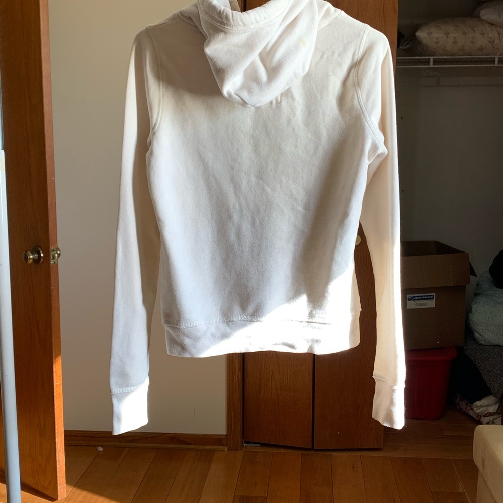 Hollister white hoodie size Small